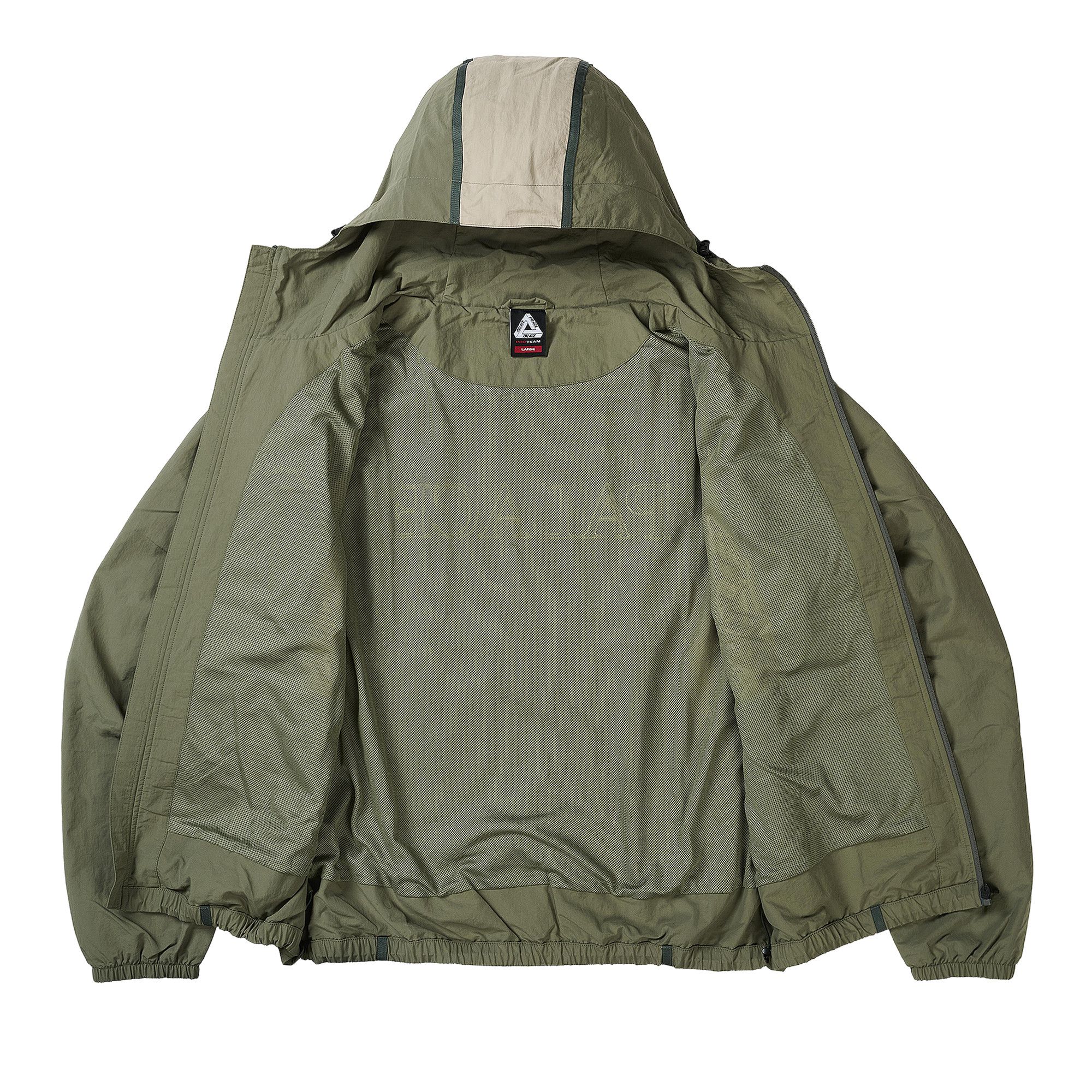 Buy Palace Scrum Hooded Shell Jacket 'Olive' - P30JK183 | GOAT