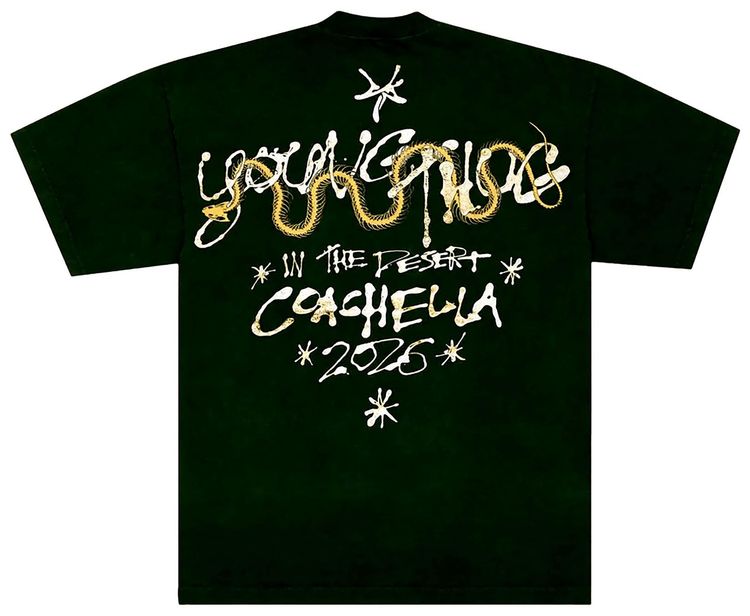 Young Thug Coachella 2026 Tee Black