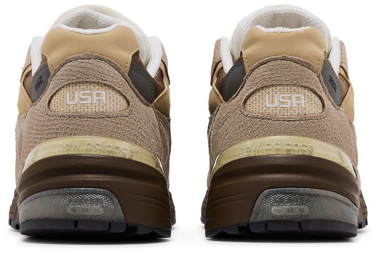 Teddy Santis x New Balance 992 Made in USA Driftwood Rich Oak