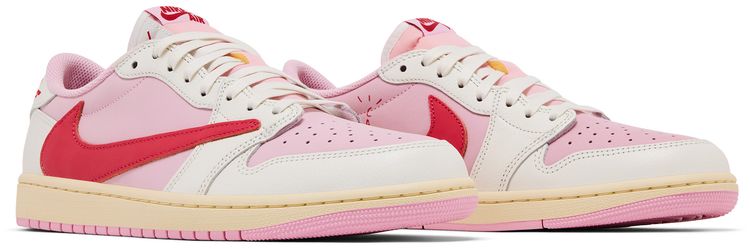 Travis Scott x Air Jordan 1 Retro Low OG Sail Tropical Pink
