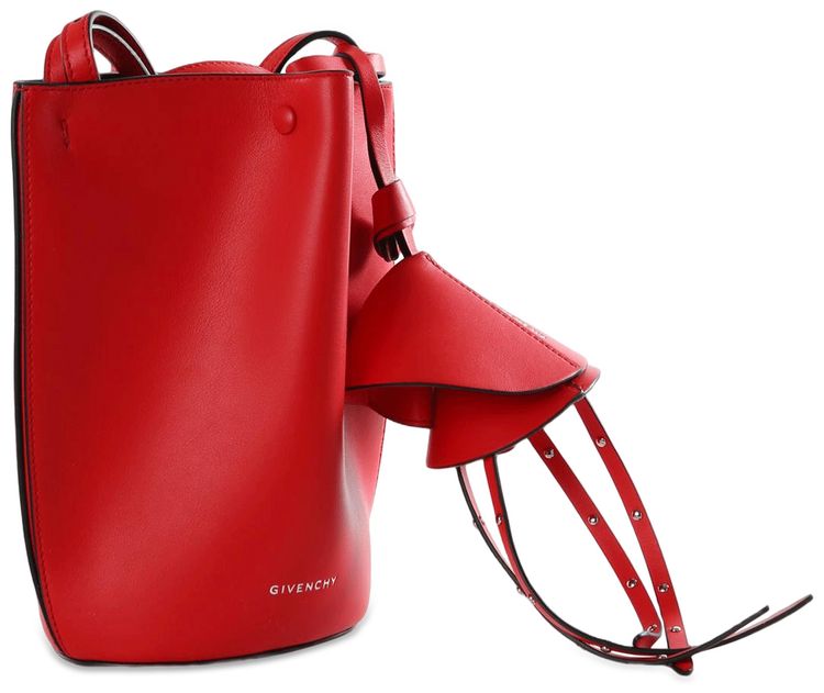 Givenchy Snap Nano Bucket Bag Deep Red