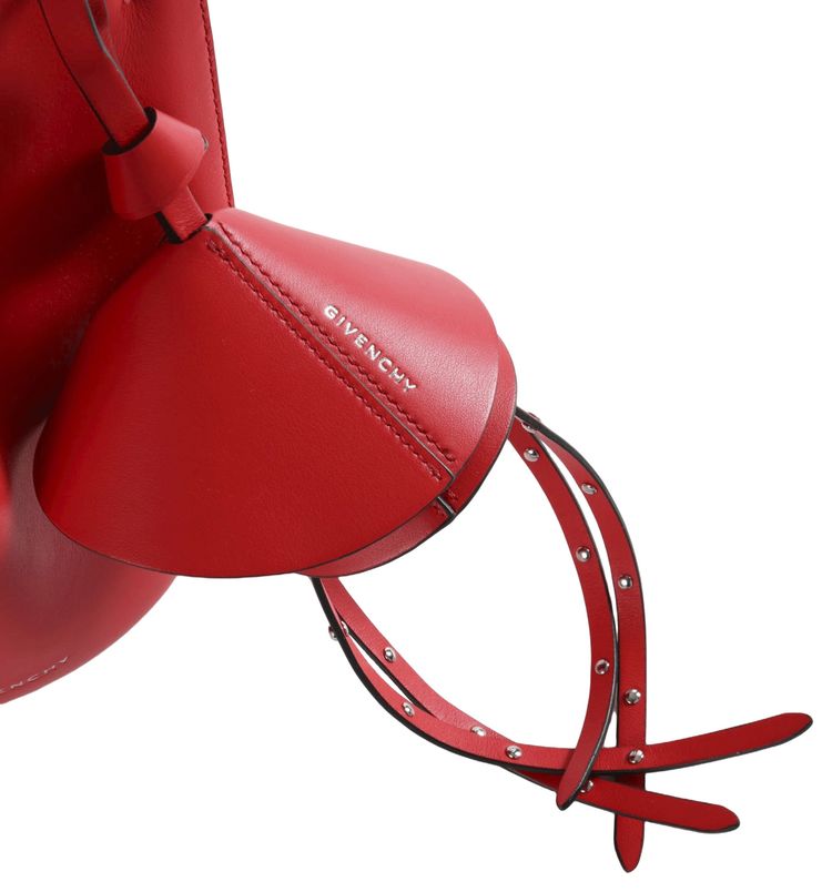 Givenchy Snap Nano Bucket Bag Deep Red
