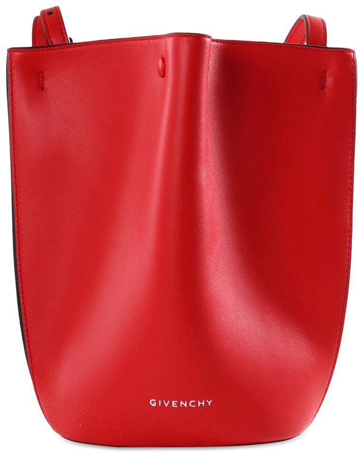 Givenchy Snap Nano Bucket Bag Deep Red