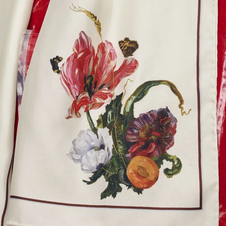 Maison Margiela Floral Scarf Light Small Bouquet