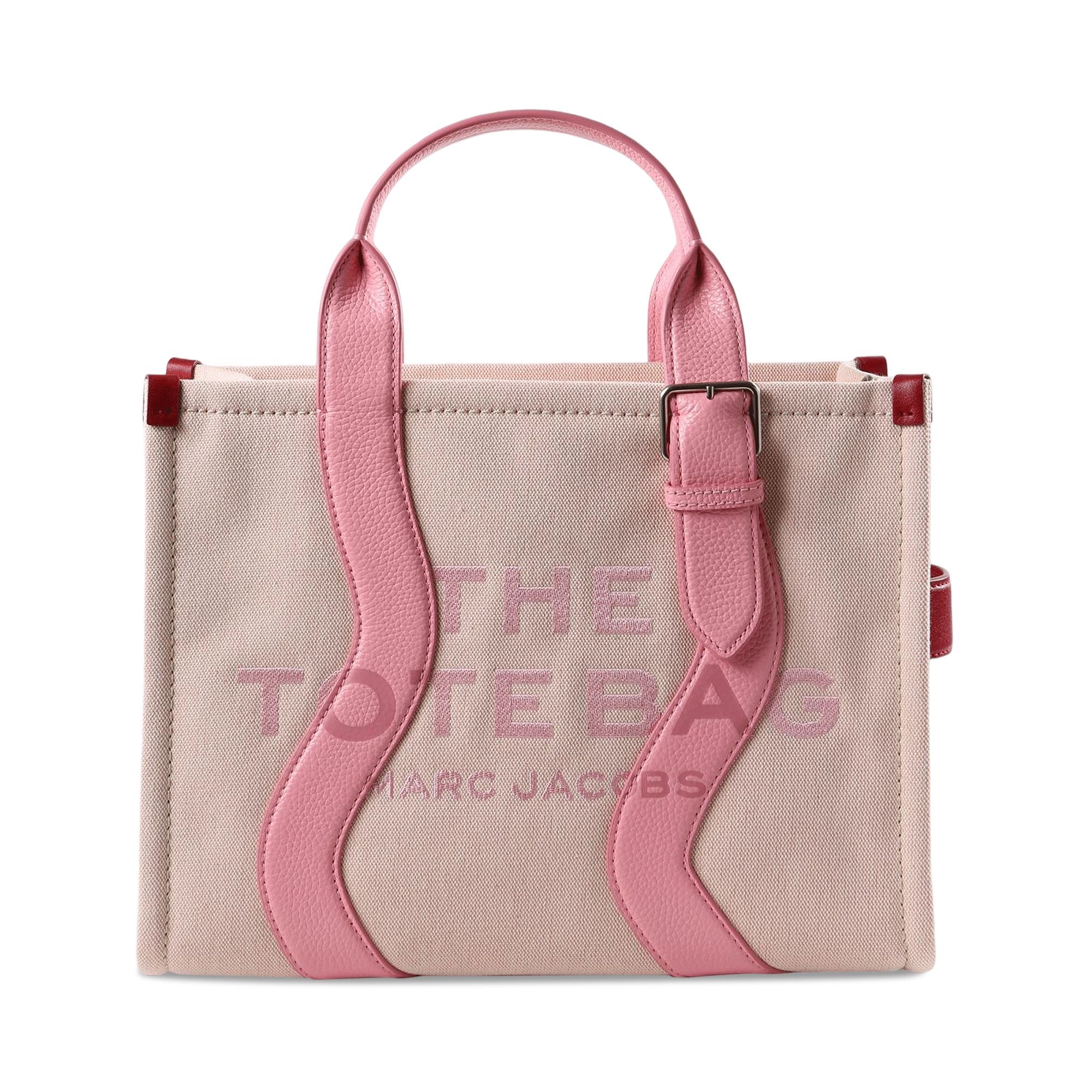 Buy Marc Jacobs The Medium Wavy Canvas Tote Bag 'Powder Pink