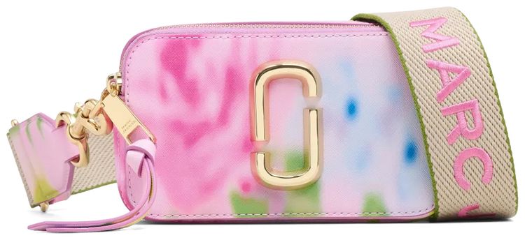 Marc Jacobs The Snapshot Blurred Floral Ribbon Pink