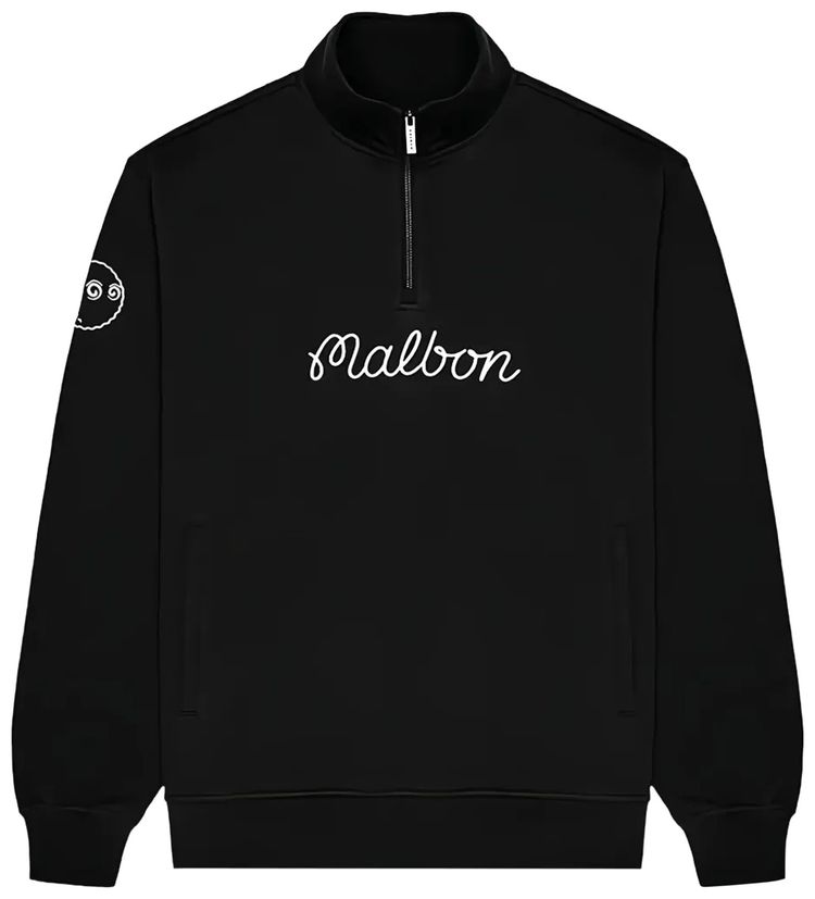 Malbon Collegiate Sweatshirt Black