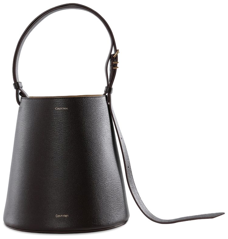 Calvin Klein Orbita Bucket Bag Currant