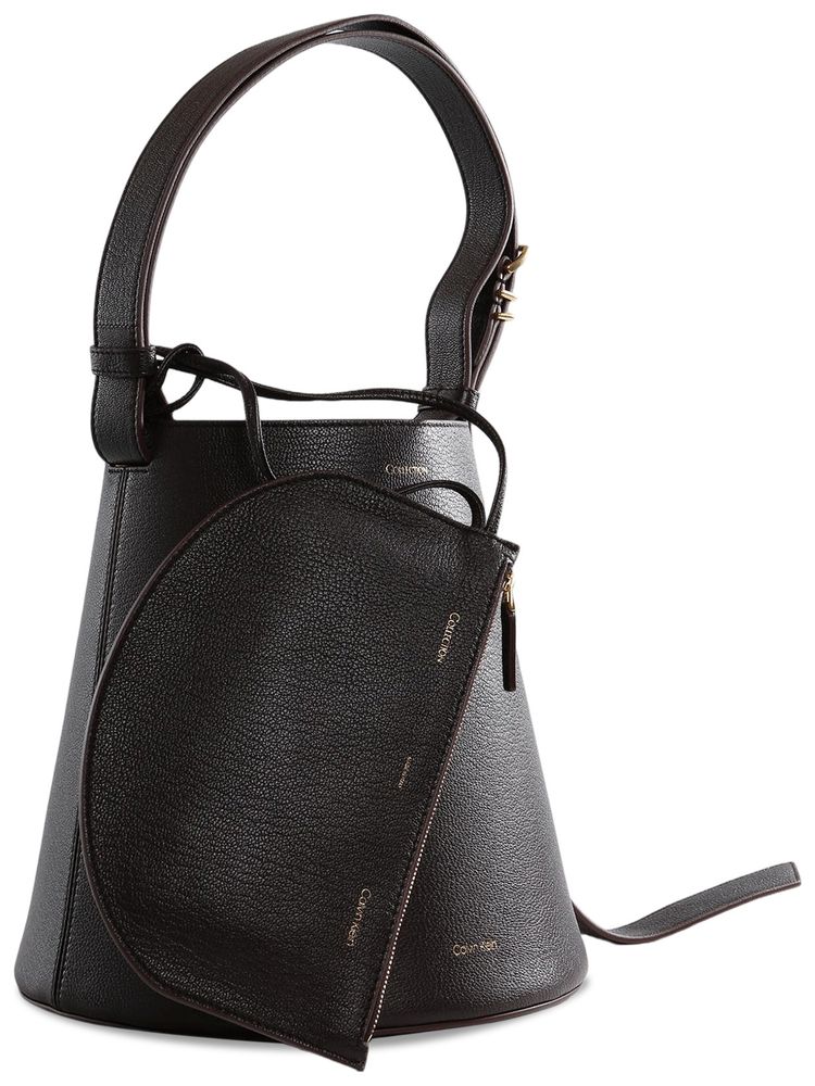 Calvin Klein Orbita Bucket Bag Currant