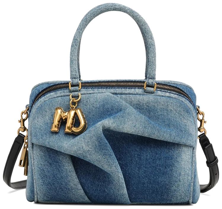 Marc Jacobs The Small Bauletto Denim Bag Medium Wash