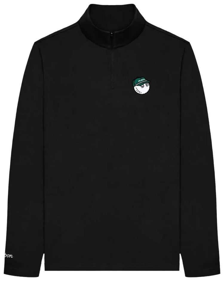 Malbon Flyer Mid Layer Sweatshirt Black