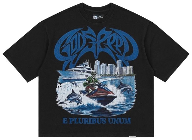 Godspeed GMYC Wave Runner T Shirt Black