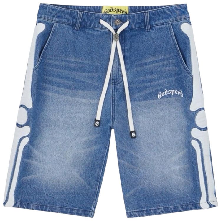 Godspeed Femur Denim Shorts Blue