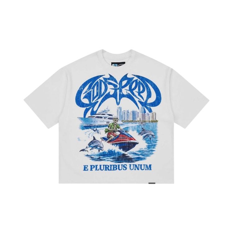 Godspeed GMYC Wave Runner T Shirt White