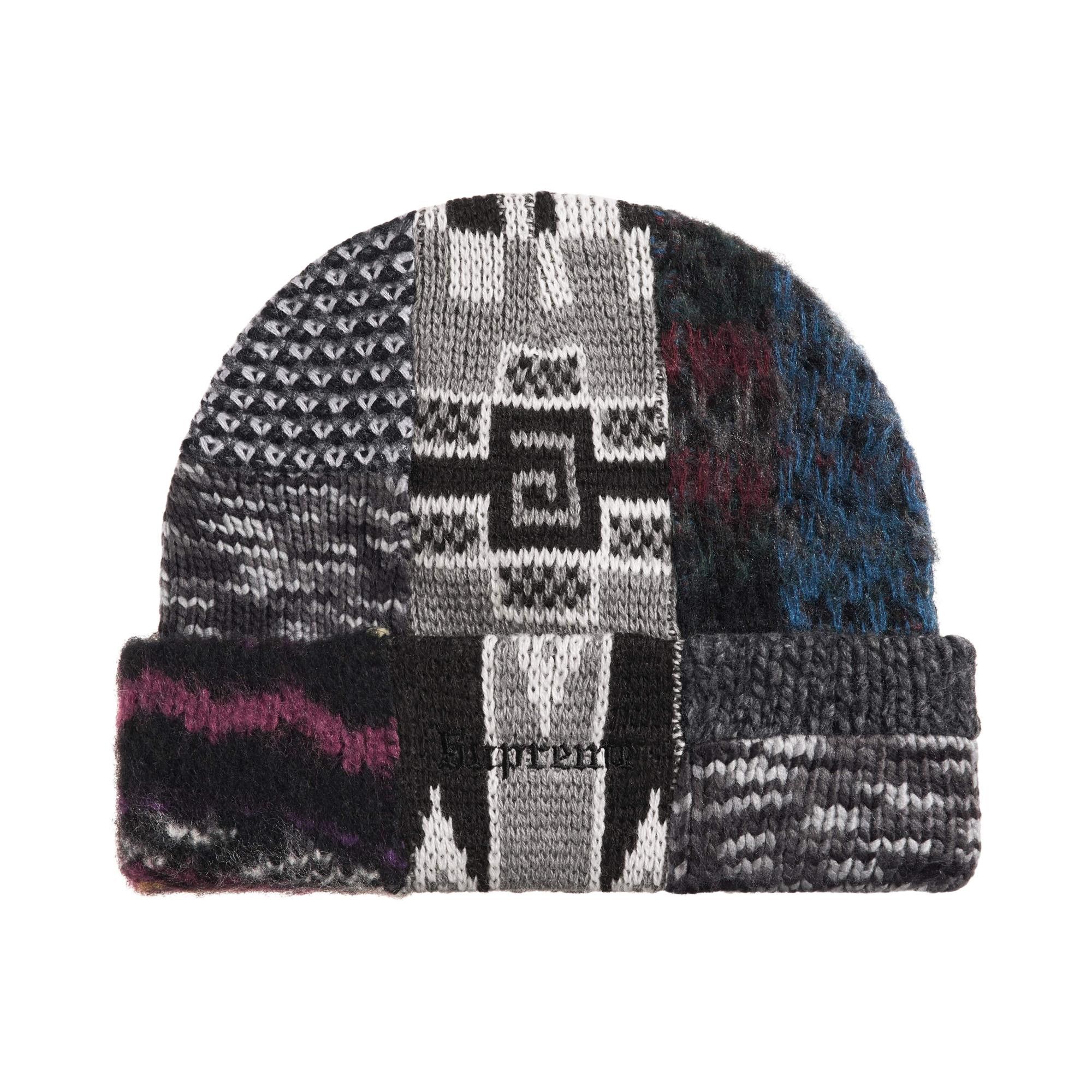 Buy Supreme Patchwork Beanie 'Black' - SS26BN37 BLACK | GOAT