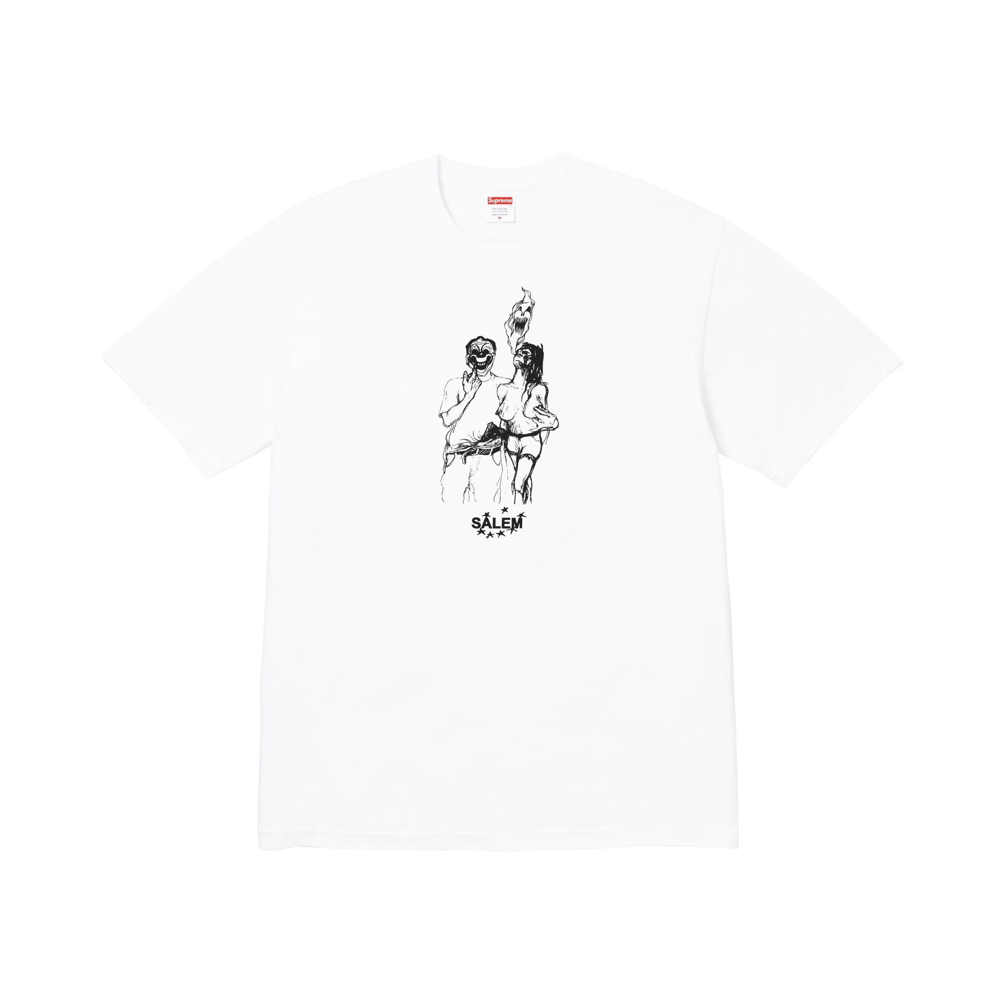 Buy Supreme x Salem Tee 'White' - SS26T34 WHITE | GOAT