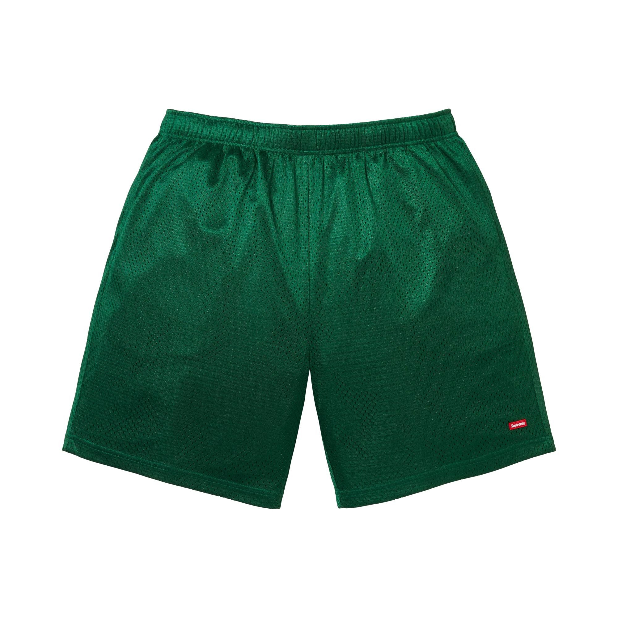 Buy Supreme Small Box Baggy Mesh Short 'Green' - SS26SH3 GREEN | GOAT