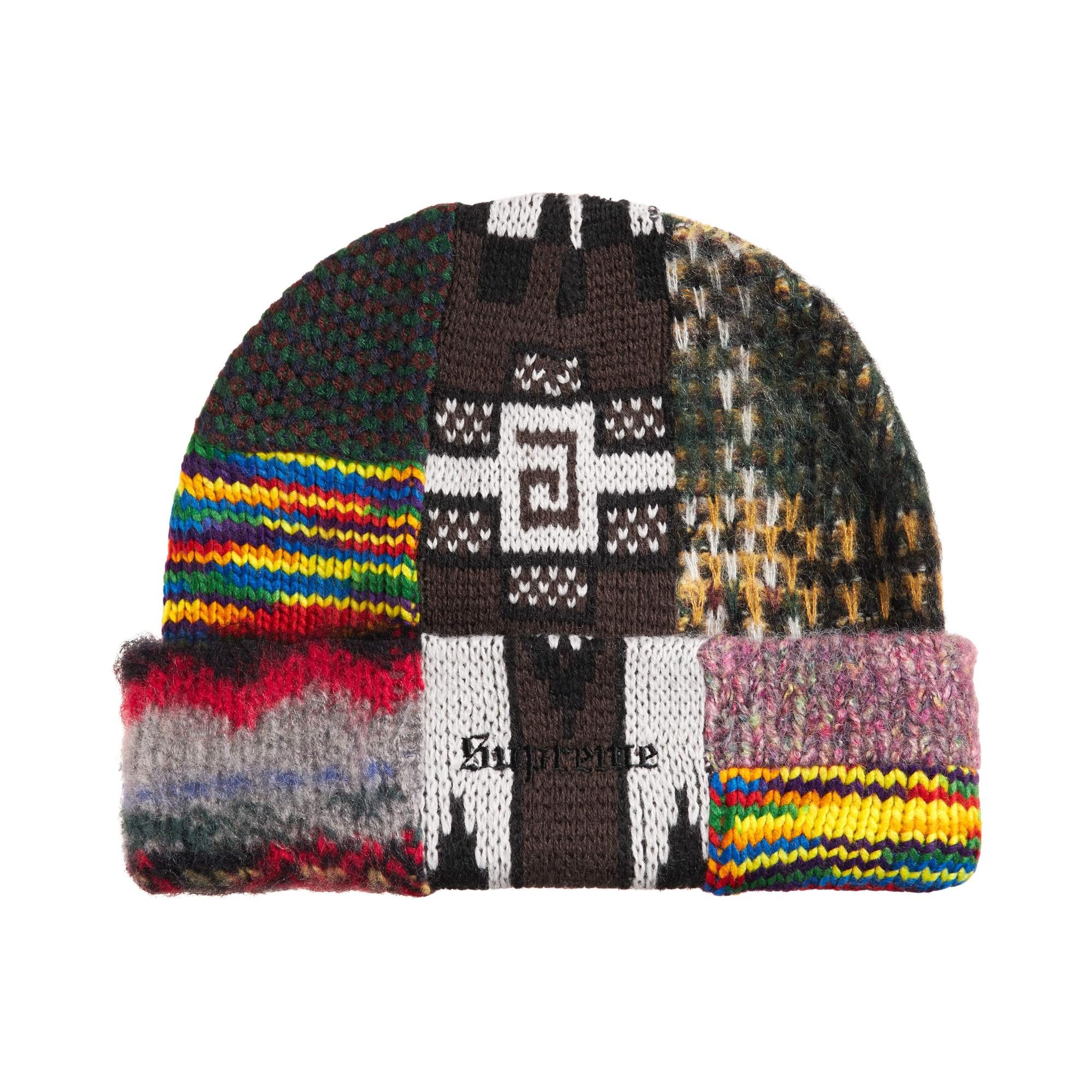 Buy Supreme Patchwork Beanie 'Brown' - SS26BN37 BROWN | GOAT