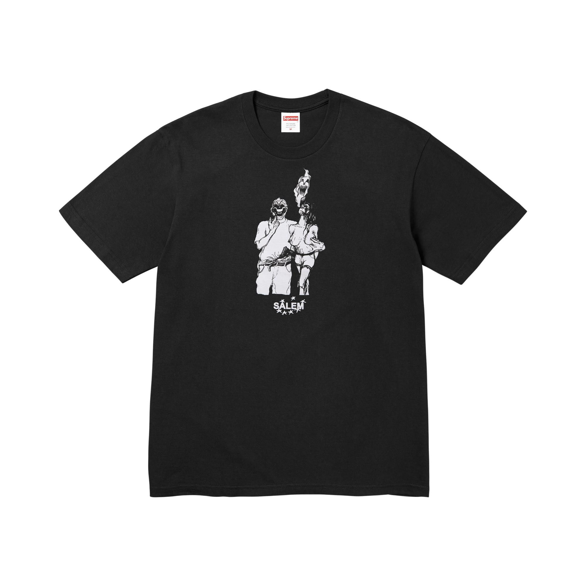 Buy Supreme x Salem Tee 'Black' - SS26T34 BLACK | GOAT