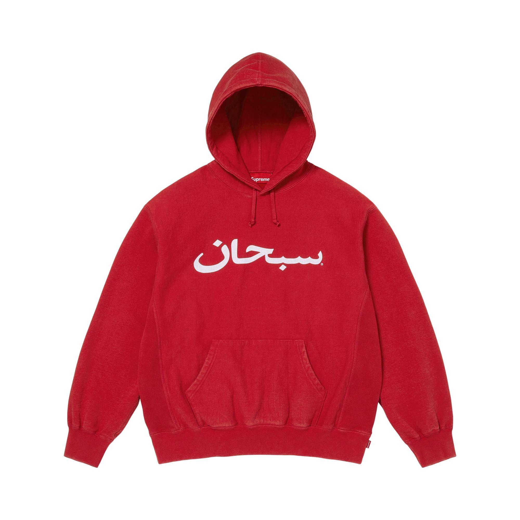 Buy Supreme Arabic Logo Hooded Sweatshirt 'Red' - SS26SW73 RED