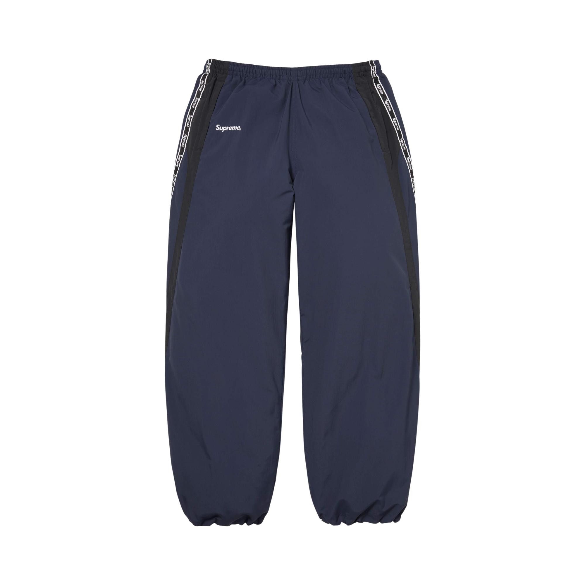 Buy Supreme Logo Taping Track Pant 'Navy' - SS26P91 NAVY | GOAT
