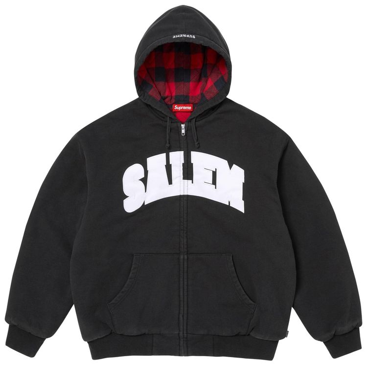 Buy Supreme x Salem Zip Up Hooded Sweatshirt 