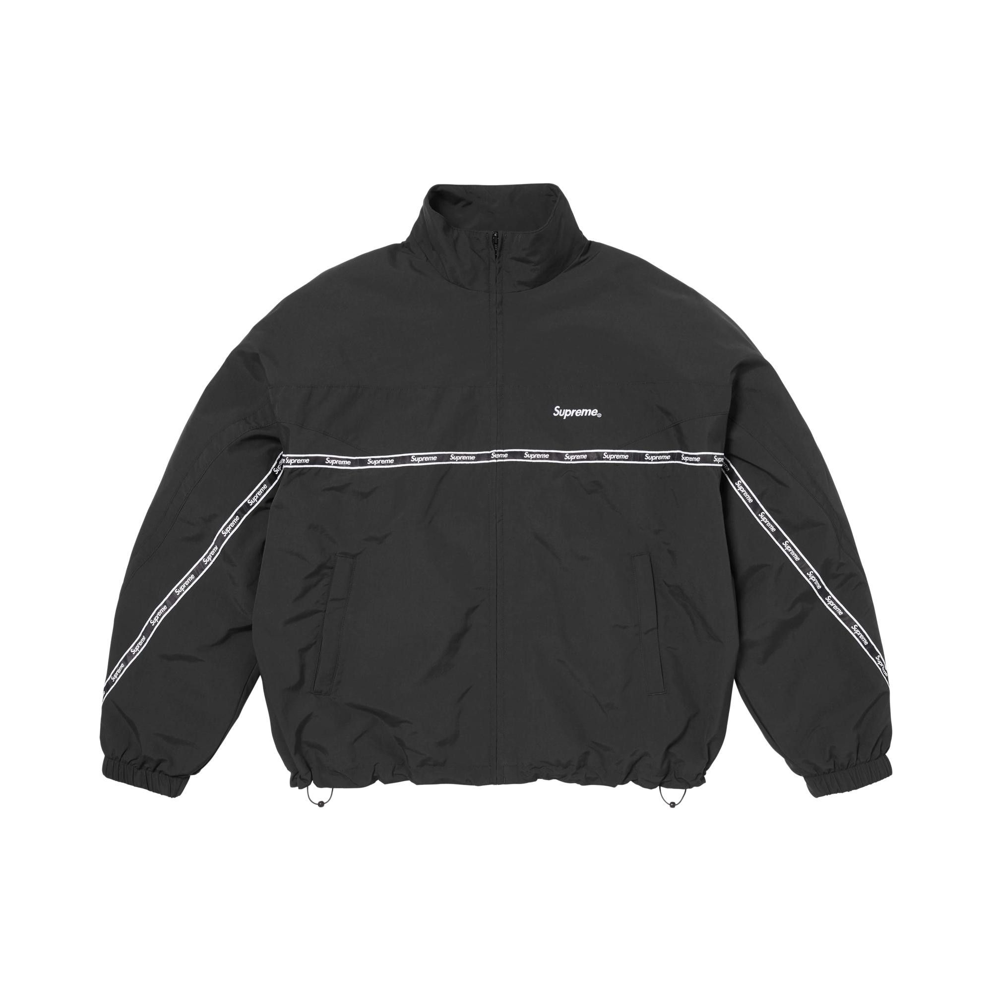 Buy Supreme Logo Taping Track Jacket 'Black' - SS26J107 BLACK