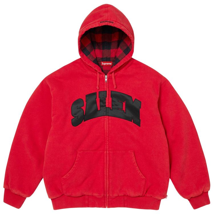 Buy Supreme x Salem Zip Up Hooded Sweatshirt 