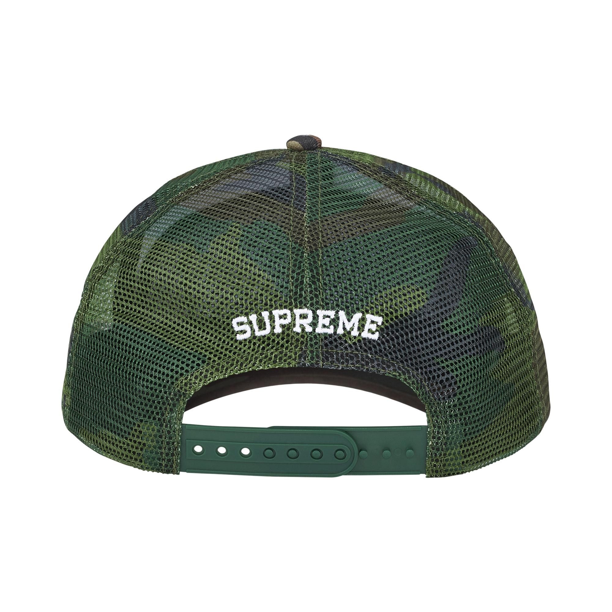 Buy Supreme Western Embroidered Mesh Back 5-Panel 'Woodland Camo