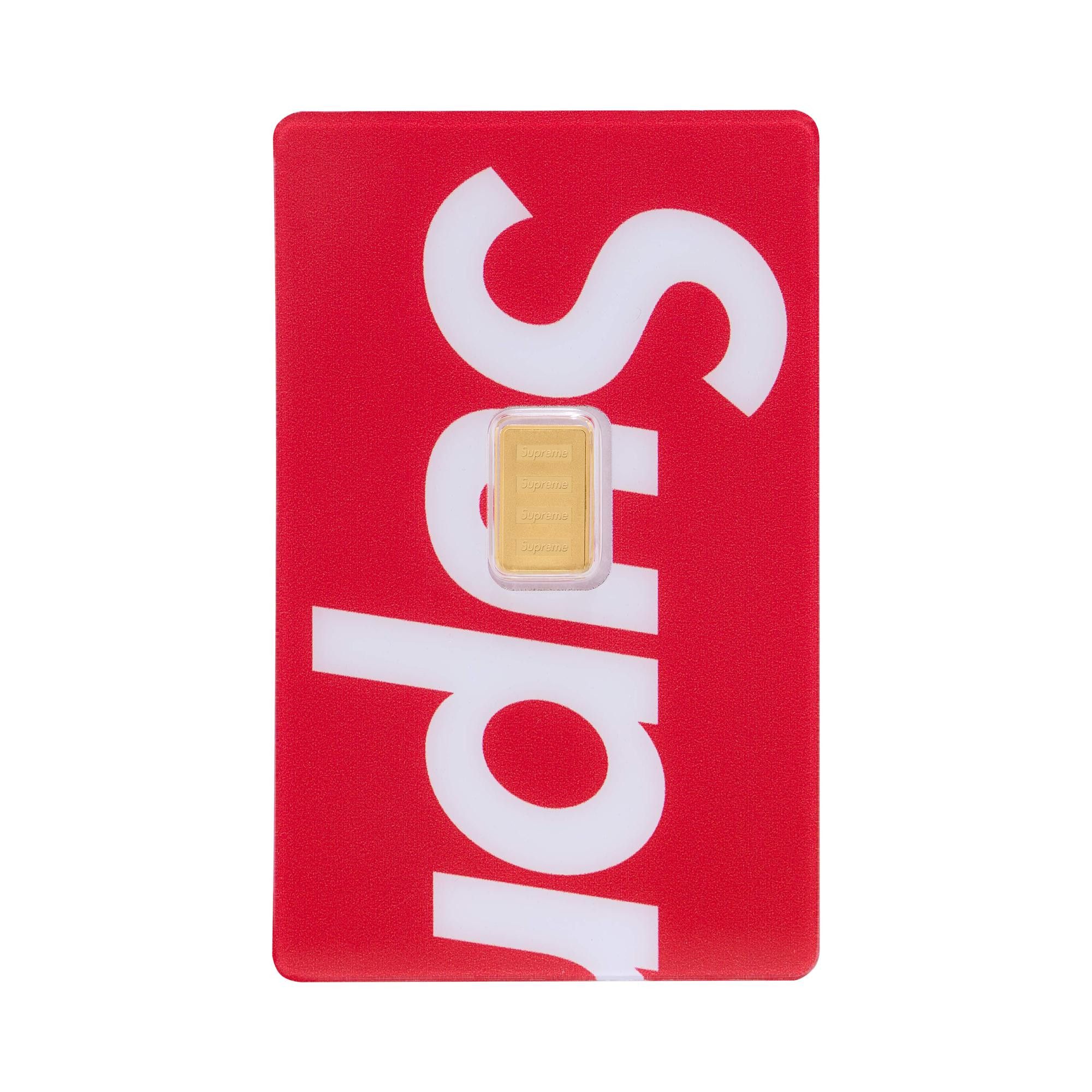 Buy Supreme x Pamp Suisse 1g Gold Bar 'Red' - SS26A123 RED | GOAT