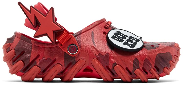 BAPE x Crocs Echo RO Clog Red Camo