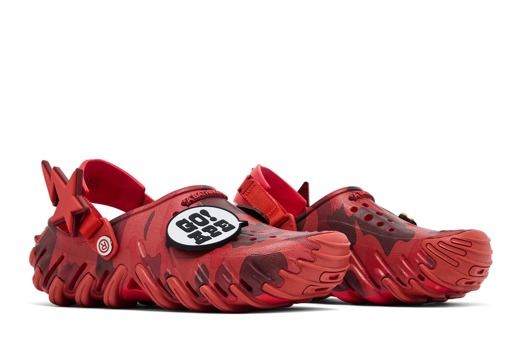 Buy BAPE x Crocs Echo RO Clog 'Red Camo' - 213140 8C1 | GOAT CA