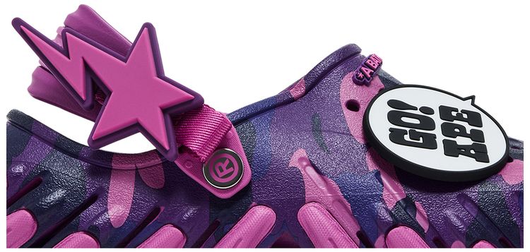 BAPE x Crocs Echo RO Clog Purple Camo