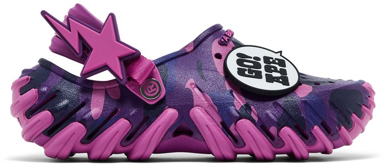 BAPE x Crocs Echo RO Clog Purple Camo