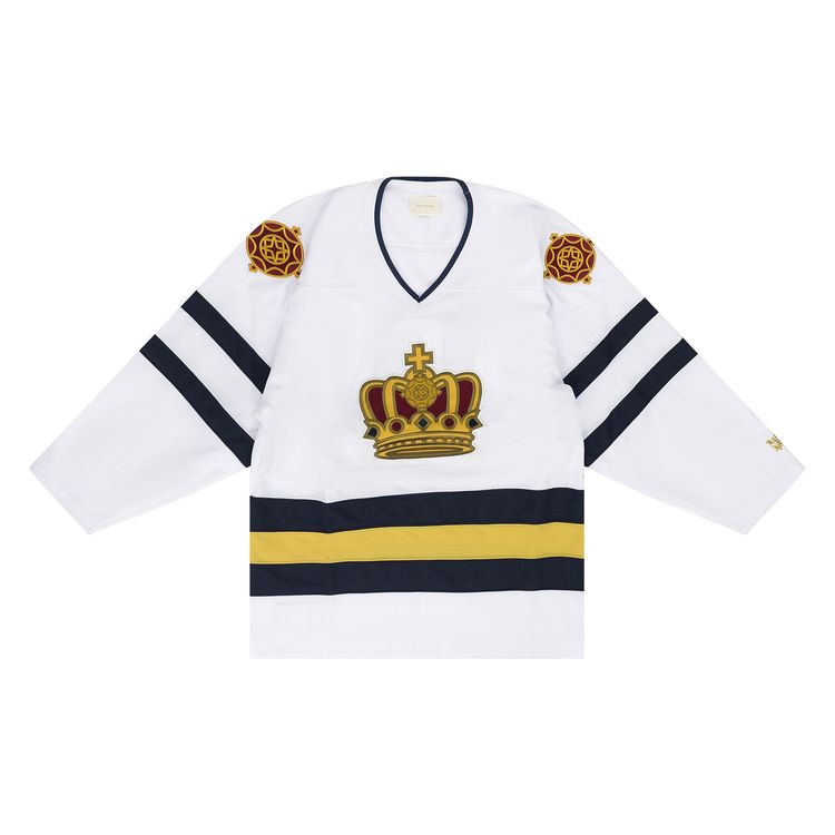 Aime Leon Dore Team Hockey Jersey White