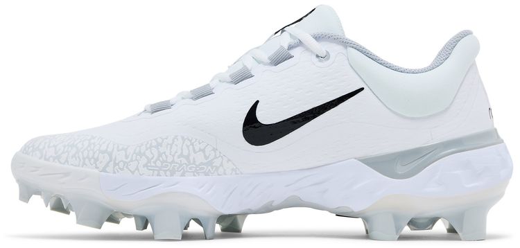 Nike Alpha Huarache Elite 4 Low MCS White Black Wolf Grey