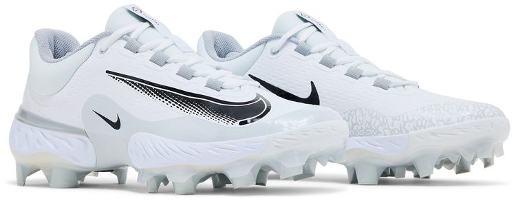 Nike Alpha Huarache Elite 4 Low MCS White Black Wolf Grey