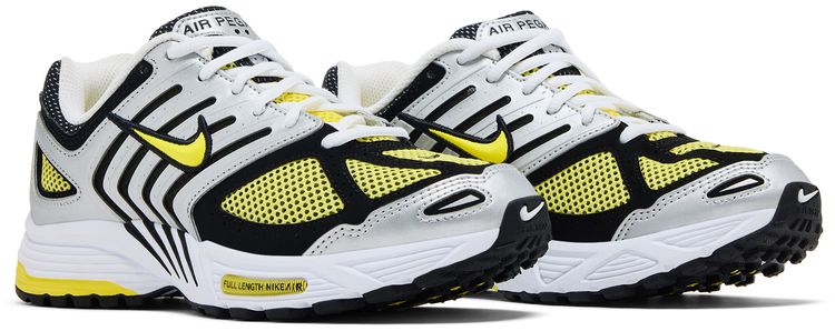 Nike Wmns Air Pegasus 2K5 Metallic Silver Black Opti Yellow