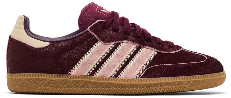 adidas Wmns Samba OG Pony Hair Pack   Maroon