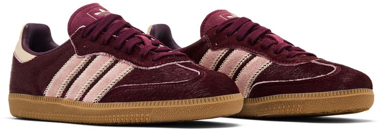 adidas Wmns Samba OG Pony Hair Pack   Maroon
