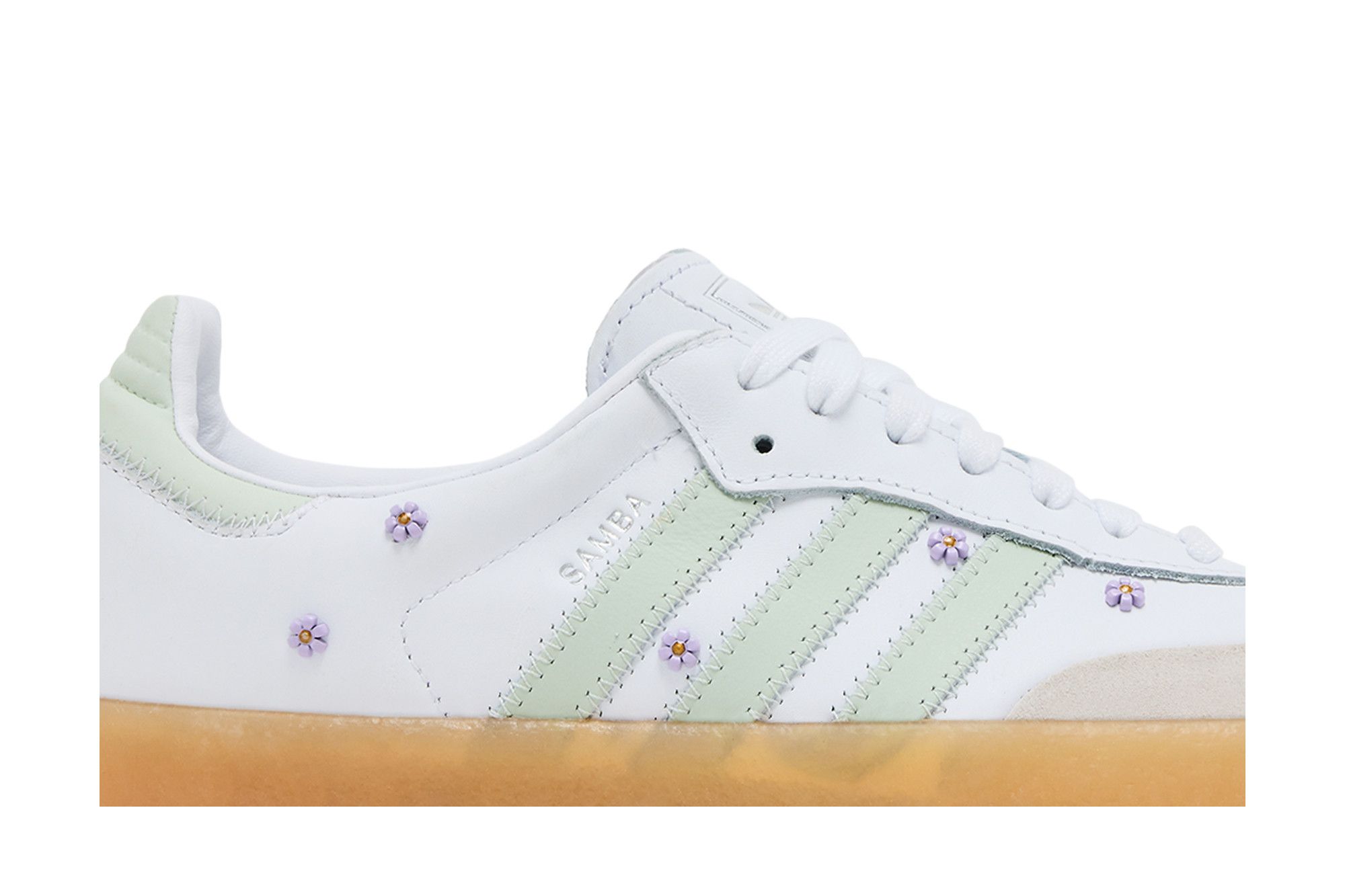 Buy adidas Wmns Sambae 'Cloud White Linen Green Gum' - JS3954 | GOAT