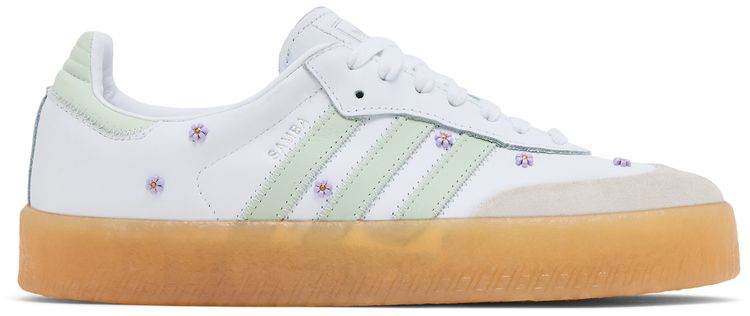 adidas Wmns Sambae Cloud White Linen Green Gum