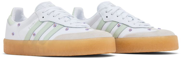adidas Wmns Sambae Cloud White Linen Green Gum