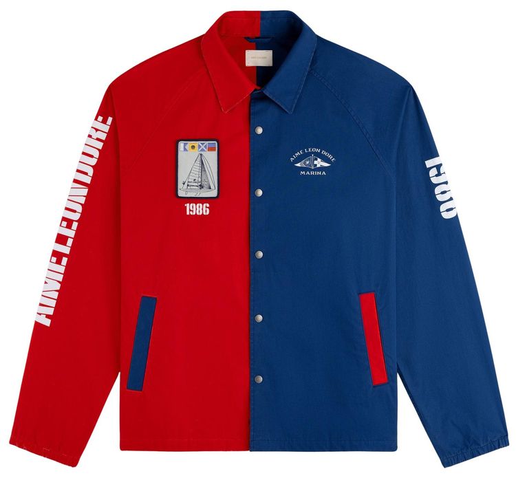 Aime Leon Dore Marina Jacket Barbados CherryNavy Peony