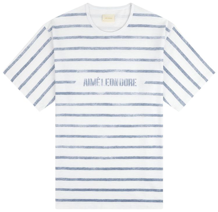 Aime Leon Dore Slub Beach Tee Vintage Indigo