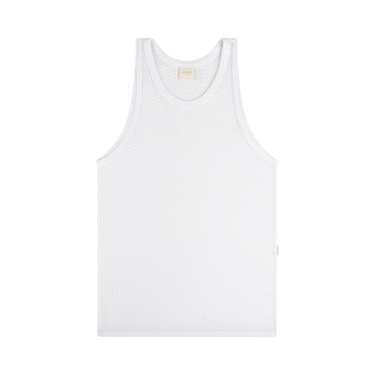 Aime Leon Dore Mesh Tank Top Bright White