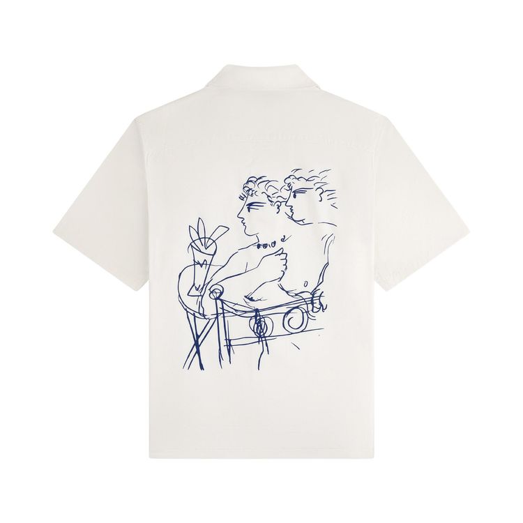 Aime Leon Dore Fassianos Rendez Vous Camp Shirt Coconut Milk