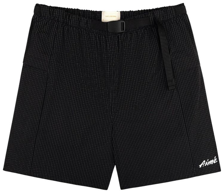 Aime Leon Dore Ripstop Nylon Wave Short Jet Black