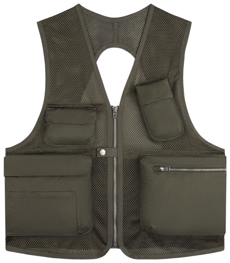 Aime Leon Dore Nylon Utility Vest Kalamata