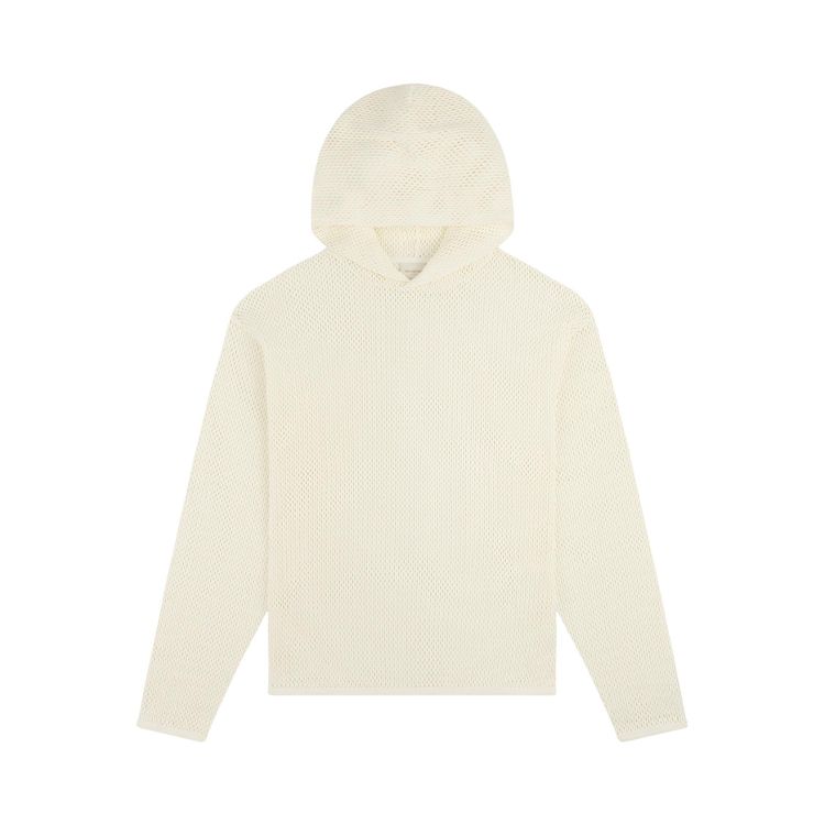 Aime Leon Dore Open Mesh Hoodie Coconut Milk